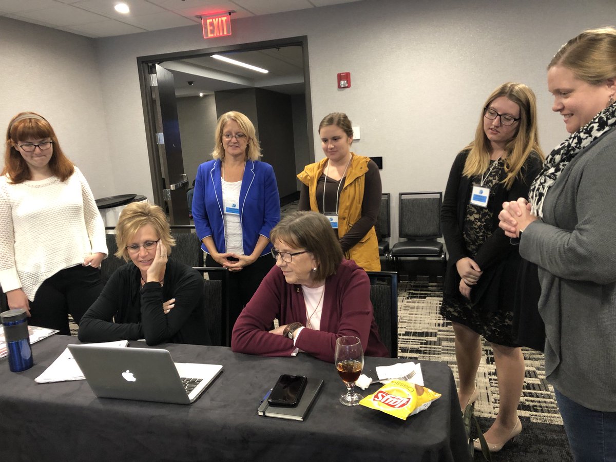 StaceySnyder's tweet photo. #NatGeoInquiry #ICSS2018 presenting with friends and colleagues @LisaMillsaps4 @JulieUllestad @MsPBrandt #ThinkingLikeAGeographer https://t.co/DKMJkaxKx6