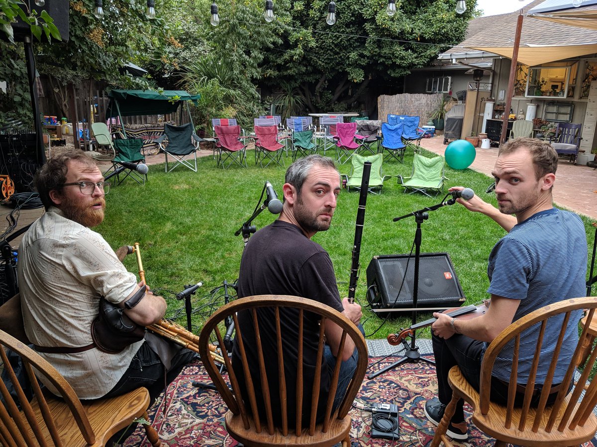 Who's house concert? Steve O'Bryan's house concert in Chico California.