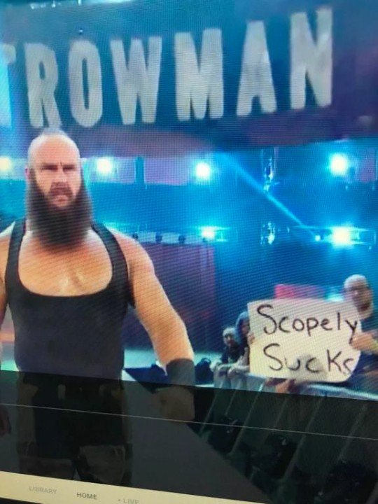 Lcshockey19's tweet photo. @IHeartSeanLeahy @horseplaya71 @StreetDreamer83 @danieldykstra Maybe I need to start watching RAW again... #ScopelySucks https://t.co/Jt2hfKSl3v