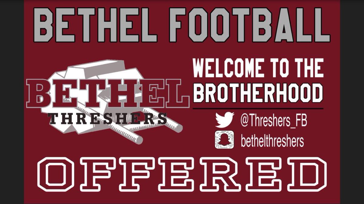 zack_appiah's tweet photo. Very thankful to have received my first offer from Bethel College!! @CoachStokesBC https://t.co/Cyw9ppV9FP