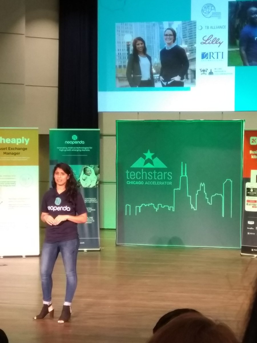Amazing tech solutions to huge social problems by <a href="/HurryHomeInc/">Hurry Home</a> and <a href="/Neopenda_Health/">Neopenda</a> <a href="/techstars/">Techstars</a>  #Chicago