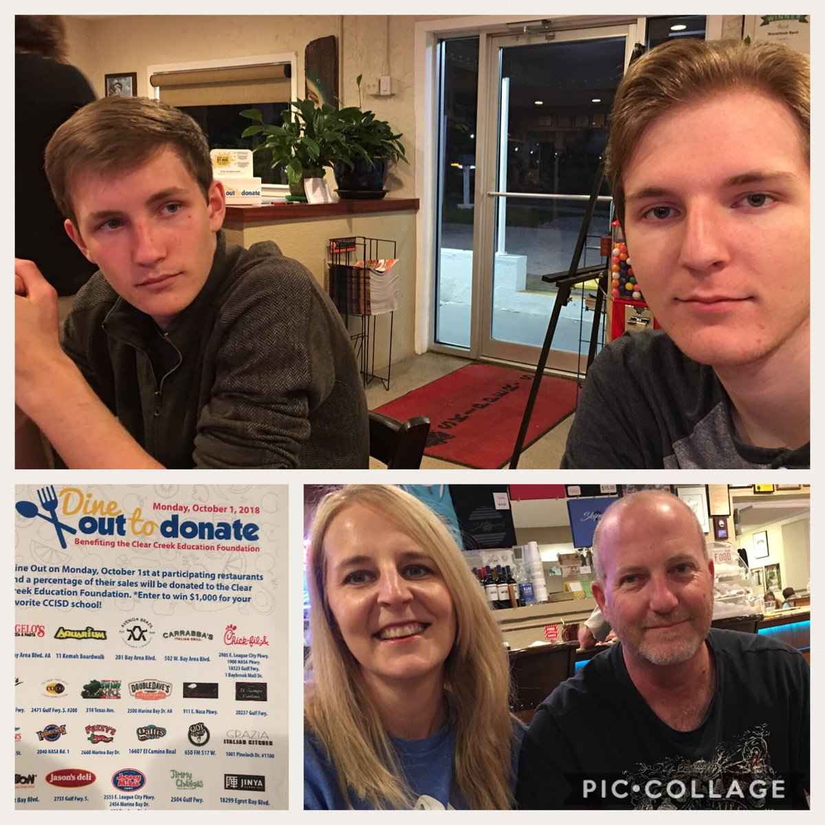 TheAnnThornton's tweet photo. Dine Out to Donate with the family at Skipper’s! #DineOutToDonate #SpaceCenterIntermediate https://t.co/wUOPoYG5B7