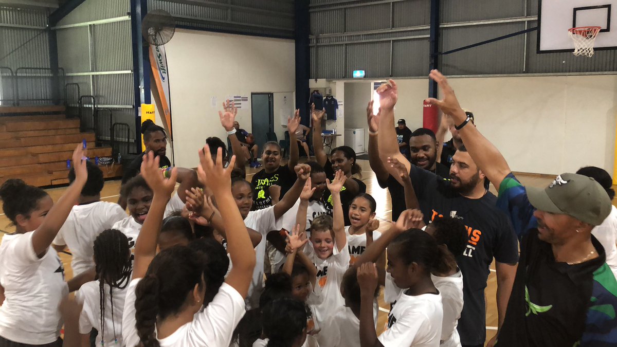 Thursday Island junior basketball.
