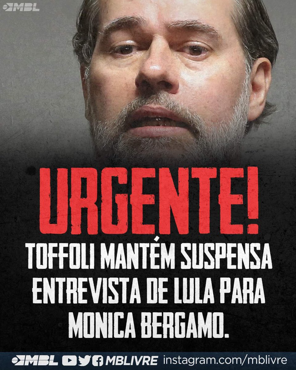 monikalive's tweet photo. Pra fechar a noite rindo:
#Toffoli decidiu manter a liminar concedida por #Fux que #suspendeu a entrevista de @LulaOficial à @folha.
Fonte: O Antagonista.
🤣🤣🤣🤣🤣🤣 https://t.co/v8ZifyFO8Y