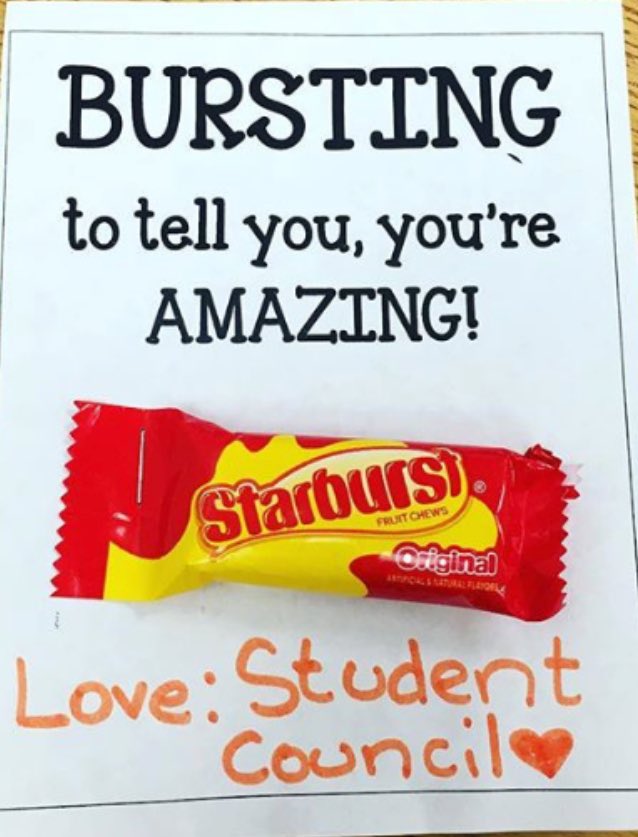 TalleyElem's tweet photo. Our sweet student council put a little kindness in everyoneโs mailboxes today. Itโs gonna take a little self-control to stick to the 21 day challenge now! Gotta be #3GStrong! https://t.co/OaFJAmpsPL