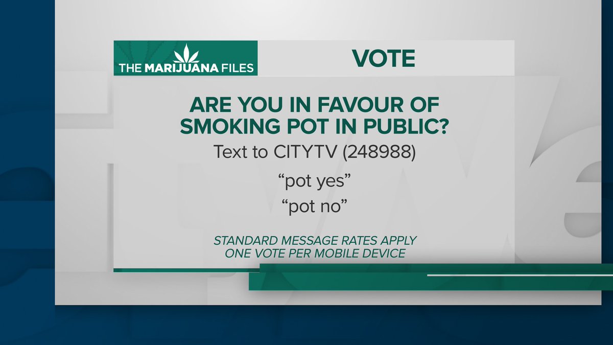 CityNewsTO's tweet image. Have an opinion on Ontario's approach to smoking pot in public? Take part in our #marijuanafiles poll!