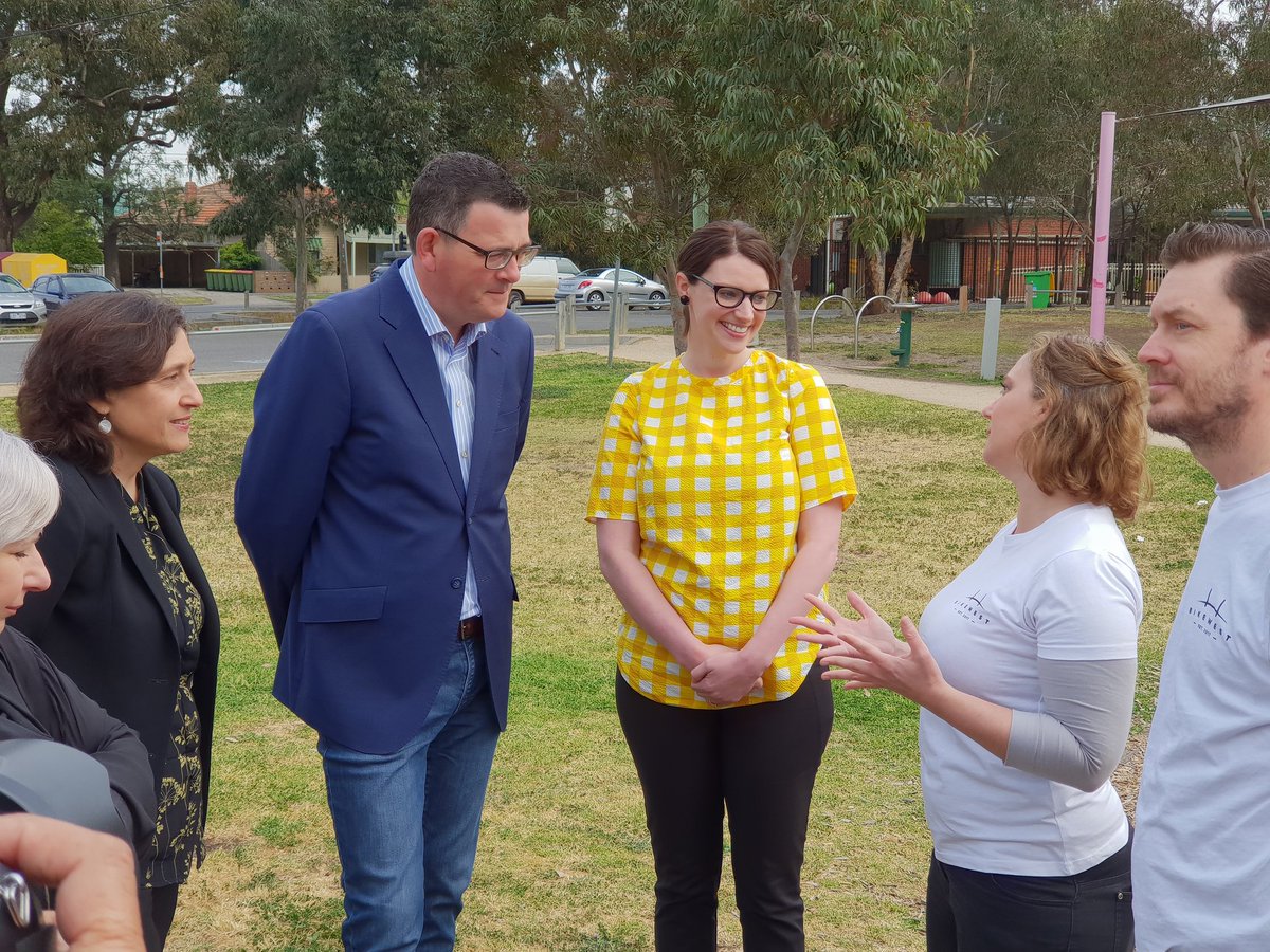 Exciting moment as the Premier announces Pick My Project successes, including BikeWest's excellent project in #WestFootscray #MelbsWest