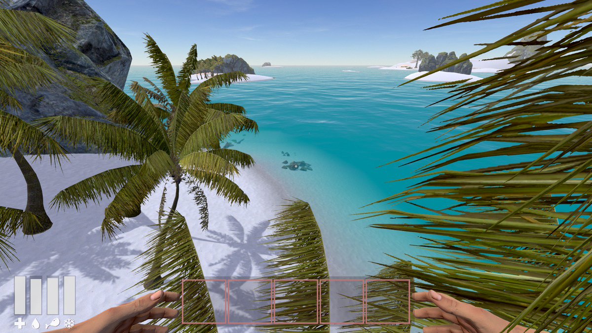 shimmergame's tweet photo. Good morning! Climbed up a palm tree to take this shot! 🌴  #gamedev #indiedev #games #gaming #indiegame #indiegames #unity #unity3d #IndieGameDev #videogames #pcgame #madewithunity https://t.co/szKxNFgNC2