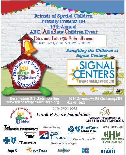 Two Days To Go! We'd like to thank all our sponsors, volunteers and donors for their support of the 2018 Friends Of Special Children ABC Event!