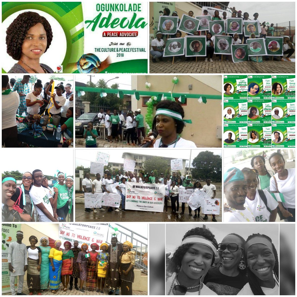 ok_chinyere's tweet photo. ...YAASS!!!
The Cultural & Peace festival was a BLAST!! 🔥 #walk4peace2.0
Our new #Nigeria is now!!!
Happy Independence Day!!! 🇳🇬🇳🇬
Thanks to the organizer - Adeola Ogunkolade @AFDEC1
#changeagents
#cpf2018 #peacefestival
@UN #sustainability #SDGs
#UnitedNations https://t.co/7ZNDm0MtXK