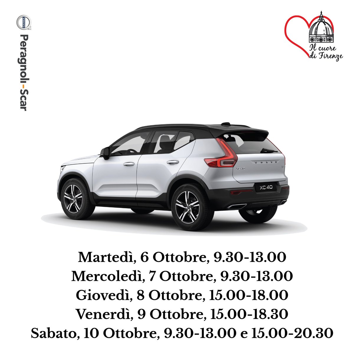 Questa settimana l’auto premio della #lotteria sarà esposta alla @unicoopfirenze di Ponte a Greve 🚗 vieni a scoprirla da vicino! Oggi dalle 9.30 #ilcuoredifirenze