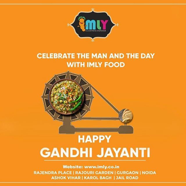 Happiness is when, what you think, what you say and what you do are in harmony. Celebrate day with food at Imly.

#gandhijayanti #freedom #india #nationlover #fatherofthenation #bappu #dandimarch #swatantra ift.tt/2OpY8SC
