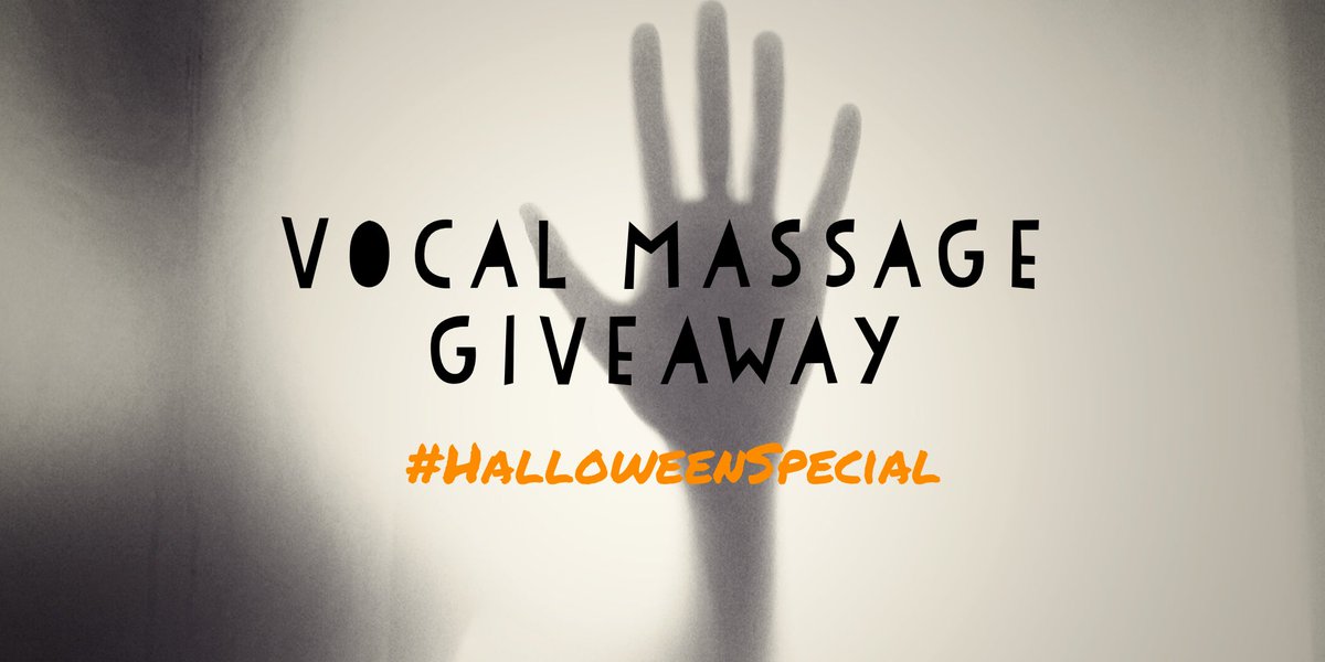 bodypsy's tweet photo. !!FREE VOCAL MASSAGE COMPETITION!!

How to enter:
1) RT
2) Follow
3) Await a DM tomorrow. 

5 lucky winners will be booked in to experience a new way of freeing the voice in the Covent Garden Clinic. #FreeTheVoice #VocalMassage #Competition #HalloweenSpecial https://t.co/7ccxLgFvI6