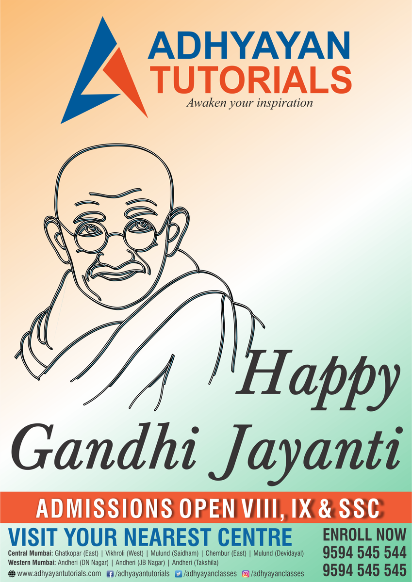 AdhyayanClasses's tweet photo. What is really needed to make democracy function is not knowledge of facts, but right education
- Mahatma Gandhi

#AdhyayanTutorials #AT #Adhyayan https://t.co/PT7241PQLq