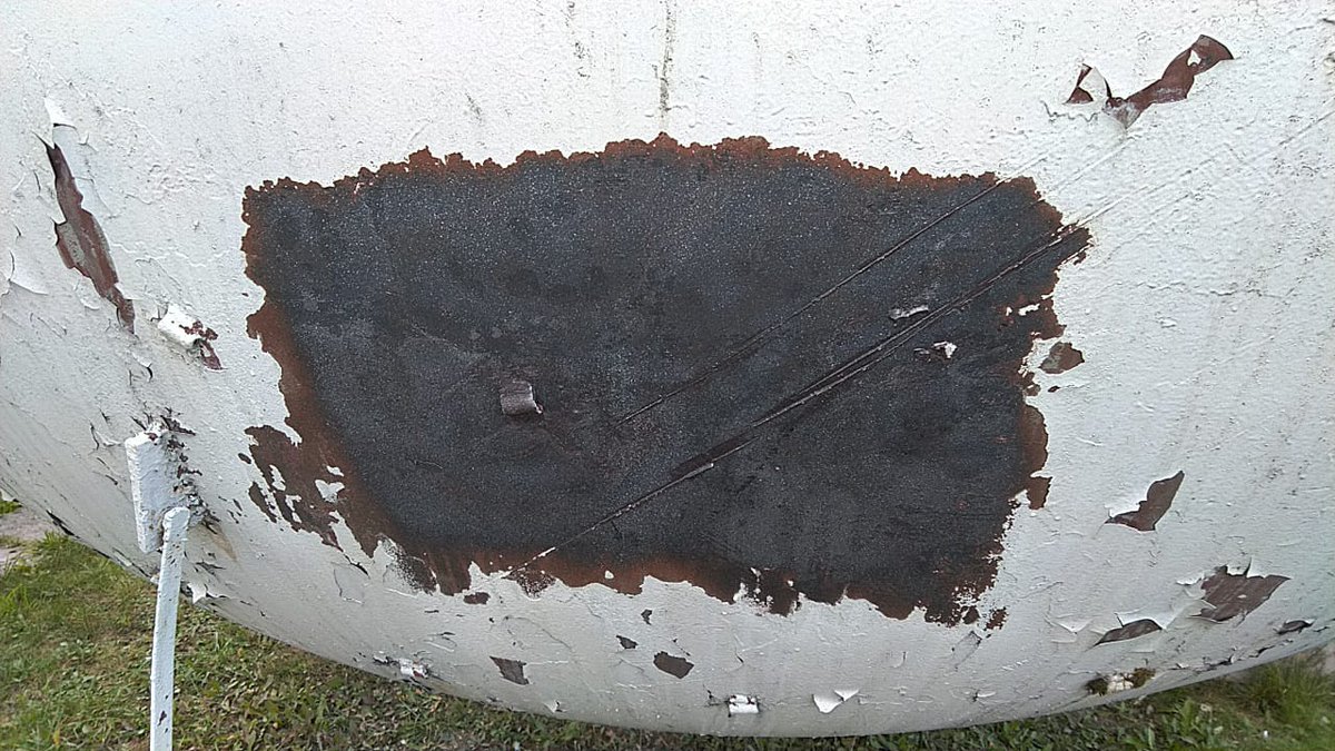 blastspb's tweet image. Наша компания выполнила комплекс работ по #бластинг #blasting очистке и покраске газовых емкостей.