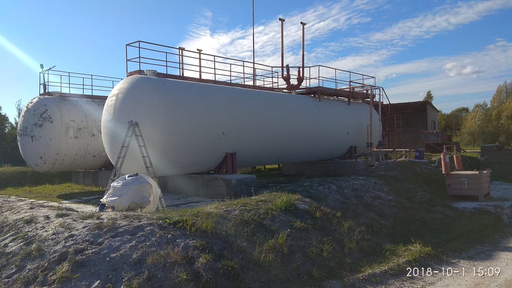 blastspb's tweet image. Наша компания выполнила комплекс работ по #бластинг #blasting очистке и покраске газовых емкостей.