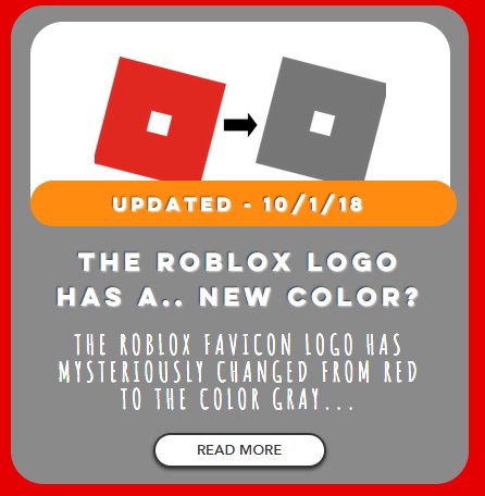 Bloxy News On Twitter Bloxynews Is Roblox Changing Their Brand S Color From Red To Gray Black Read More About What Is Going On With These Color Changes In My First Of Many