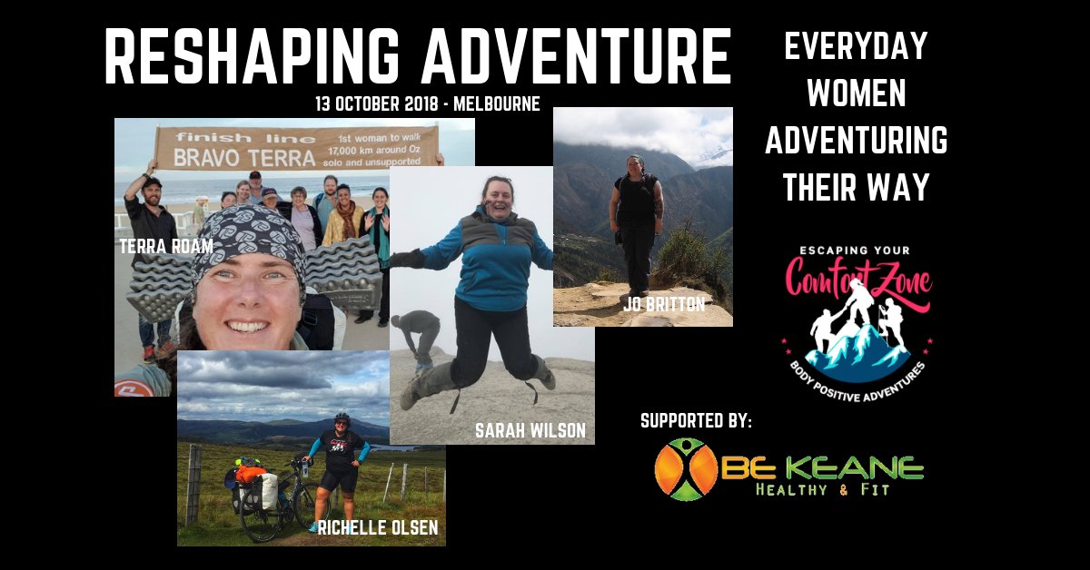 We are increasing representation in adventure, and would love you to join us in Melbourne on Sat 13th of October.  Stories of adventure living in a bigger body, or with autism, or with gender dysphoria or physical disabilities.  Your Adventure, Your Rules. bit.ly/1nYv8Qj