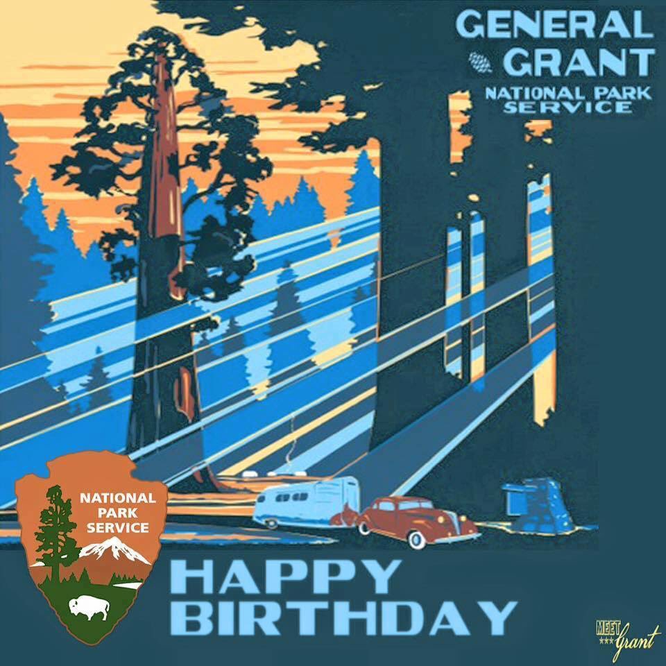 MeetGrant's tweet photo. #GeneralGrant National Park (in #California) est’d #otd in 1890--saving a major groves of giant #sequoias #trees from logging. 🌲🌲🌲 #MeetGrant #AmericanCivilWar #POTUS18 #OTD #OnThisDay #generalgrant #generalgranttree #california #happybirthday #onthisday #usa .@SequoiaKingsNPS https://t.co/XoW92Xv0eG
