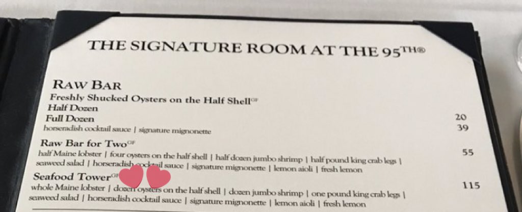 hopekidoki's tweet photo. So Hopekook just casually went on a date to The Signature Room and ordered a seafood tower that costs $115 huh... the rich kings behavior jumped out 🤑🤑 https://t.co/ABBCH9ua12