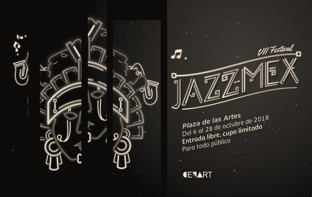 HomoEspacios's tweet photo. #FeelingAfroamericano 🎷🇲🇽| Octubre nahua con el #JazzMex2018 @cenartmx 
✅ https://t.co/LnCAuilka6 https://t.co/mOfAiADk1P