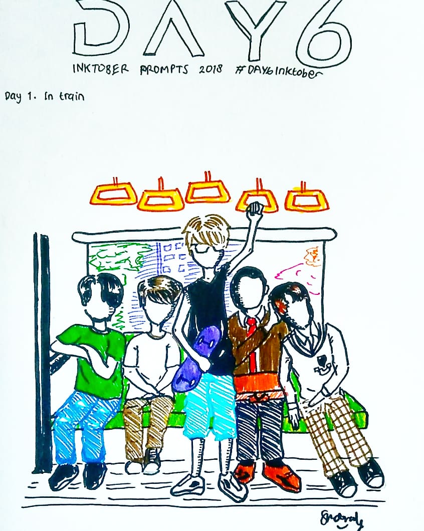 Sharnoly's tweet photo. Day 1
In train

#Day6Inktober #Day6Inktober2018 #InTrain #Trains https://t.co/0Kqu8mVEmj