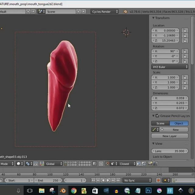 DrATEFAHMED's tweet image. Timelapse do sculpting do canino inferior. #3dmodeling #highpoly #highpolymodel… dratef.net/photos/timelap…