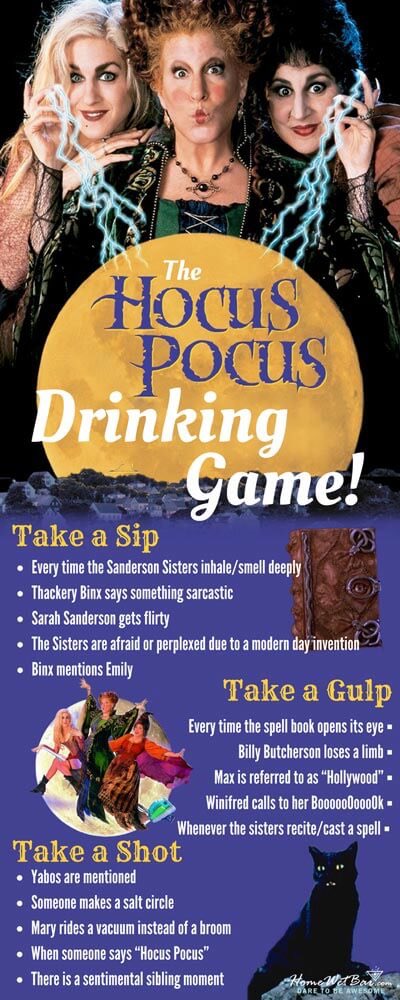 Pogue_Malone's tweet photo. Currently #HocusPocusDrinkingGame https://t.co/QpgFAsL2nV
