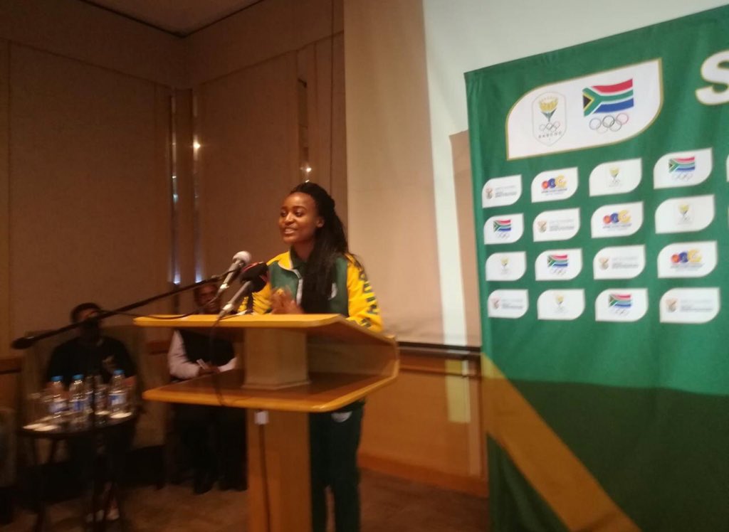 Mathatho_M's tweet photo. On your marks, get set, we are ready for 2018🇿🇦#YouthOlympics #TeamSAYOG2018 https://t.co/koAUa3X55d