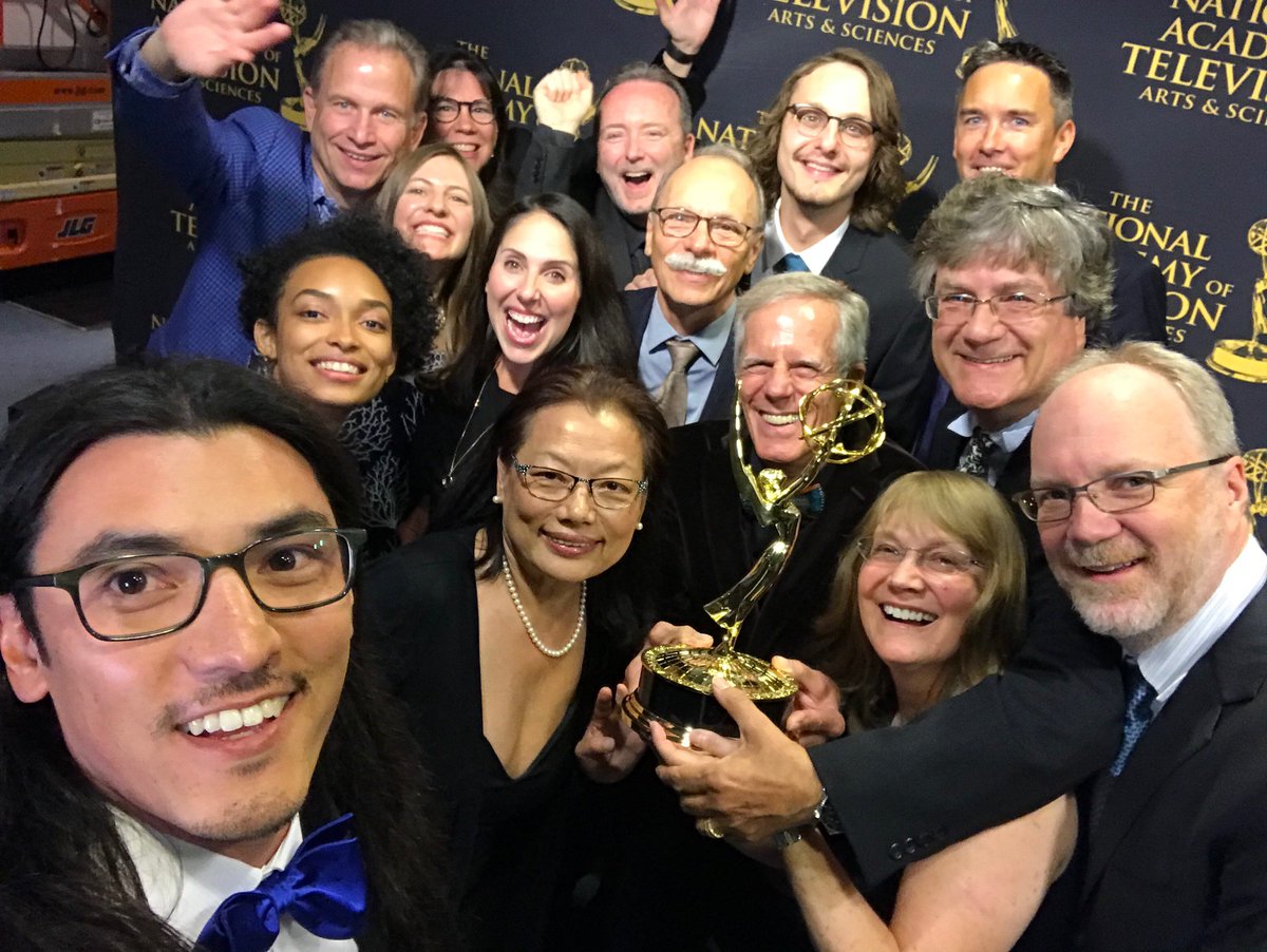 We're so excited to announce that the #ChasingCoral team won the #Emmy for Outstanding Nature Documentary. Thank you to our team of scientists, community of screening hosts, &amp; everyone involved for bringing this important story above the waves! #TheOceanAgency #UnderwaterEarth