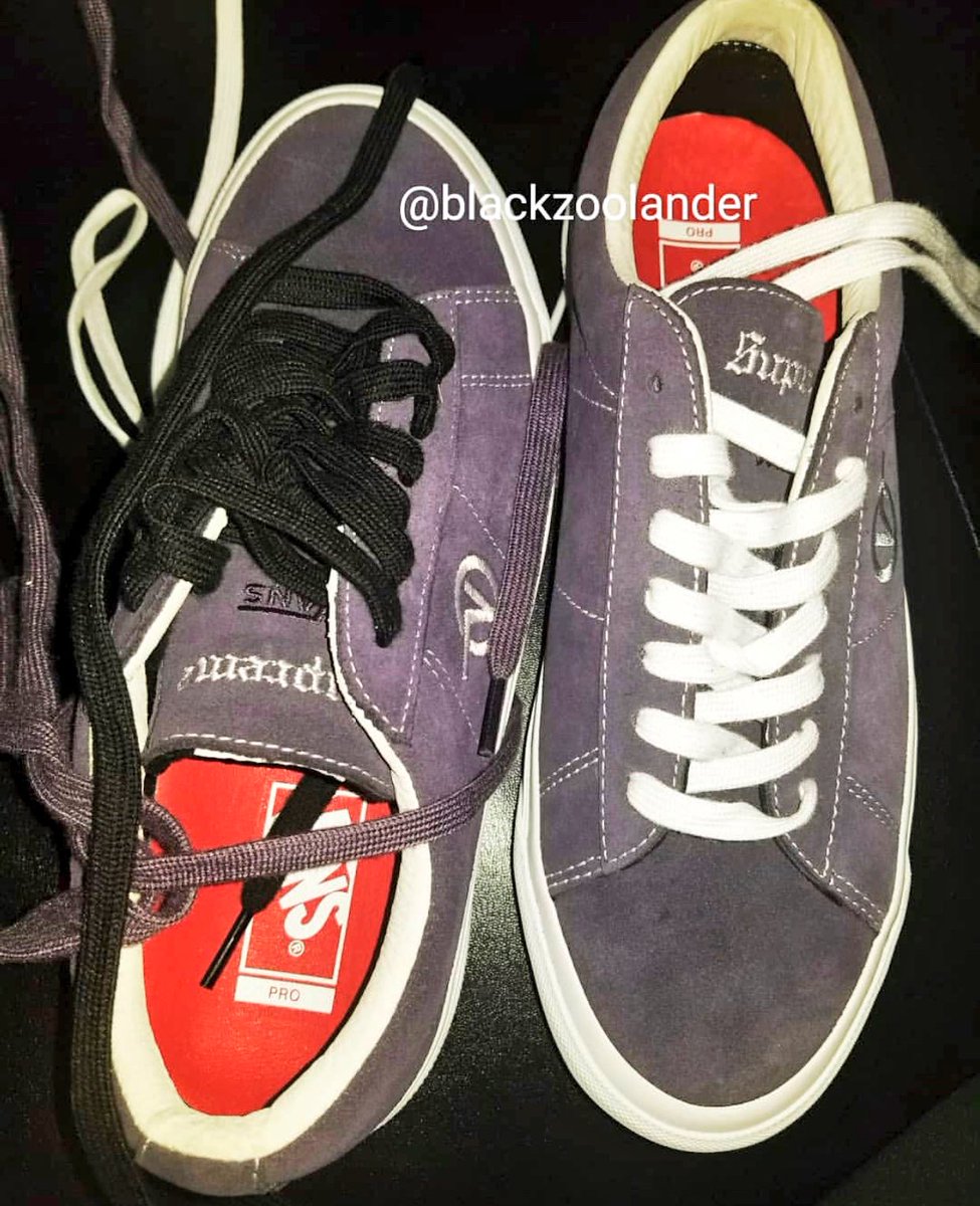 top notch Foreword will do DropsByJay on Twitter: "Supreme x Vans SID Pro dropping this Thursday  October 4th for Week 7! Coming in 4 Different color ways and retailing at  $110. Black, Orange, Purple &amp; Dalmatian! https://t.co/lhCaV9XNIT" /