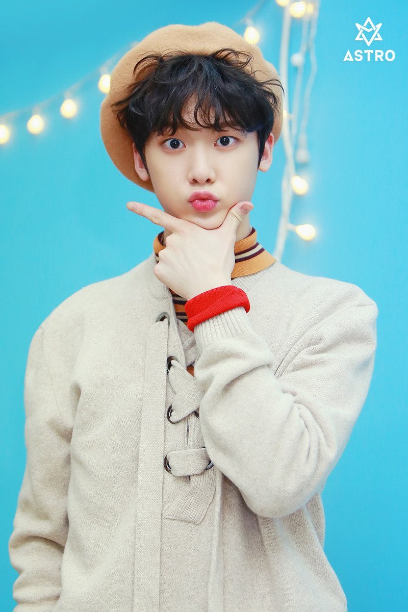 Yoon Sanha — Astro- did someone say my son?- I wanna tussle he’s so cute- the blush was iconic - so pouty