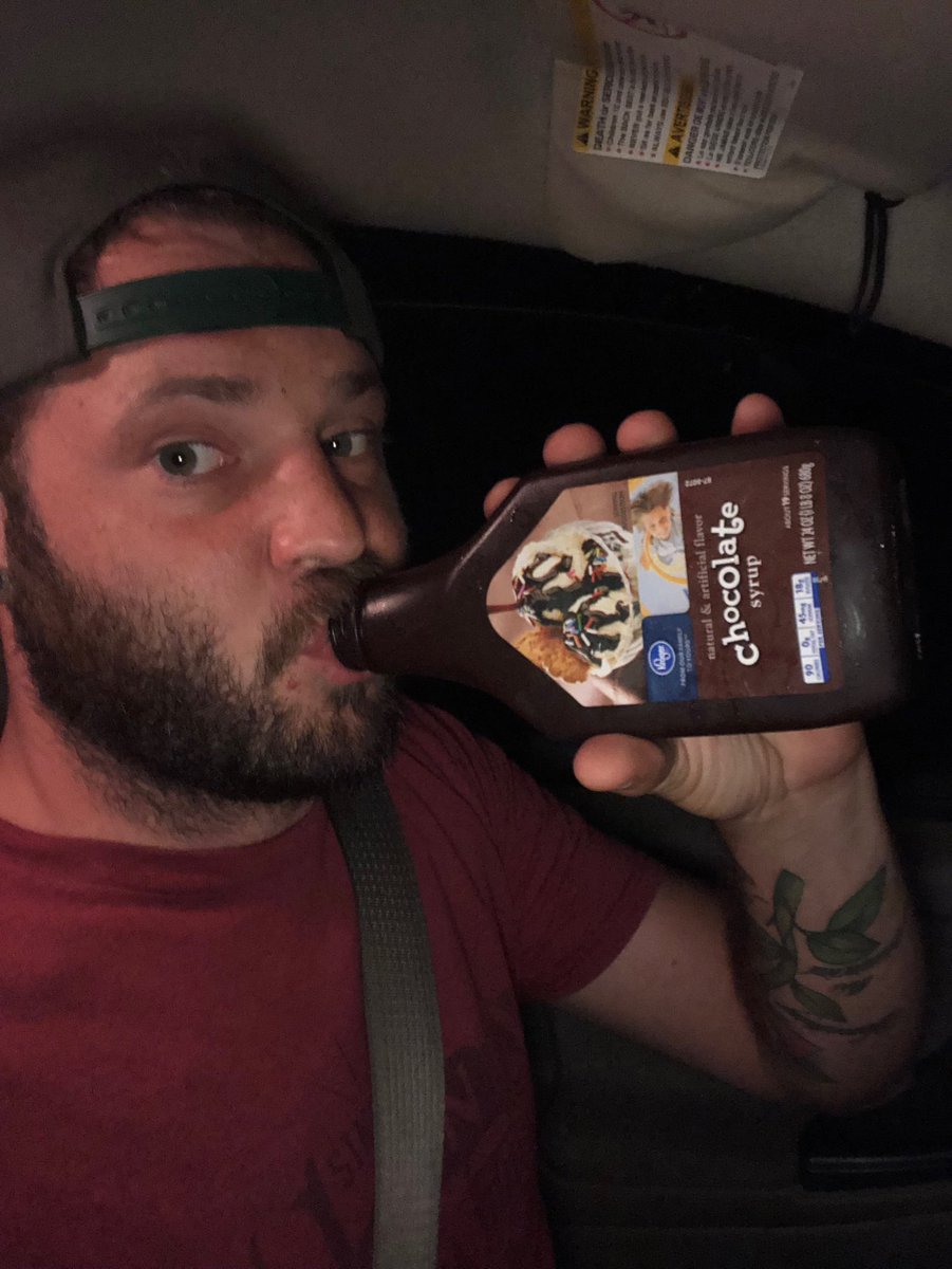 When you want chocolate milk but you can’t coax anymore syrup out of the bottle