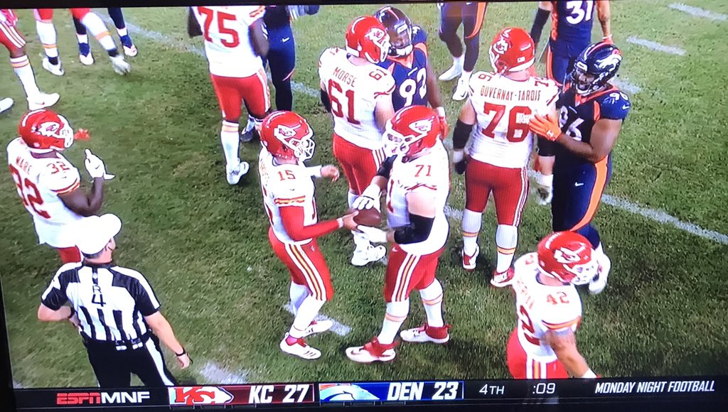 Way to go <a href="/Chiefs/">Kansas City Chiefs</a> !! 🏈🏈🏈#chiefsvsbroncos #mnf #nfl #chiefs #kansascity <a href="/all_around_kc/">All Around KC</a> #kcwins
