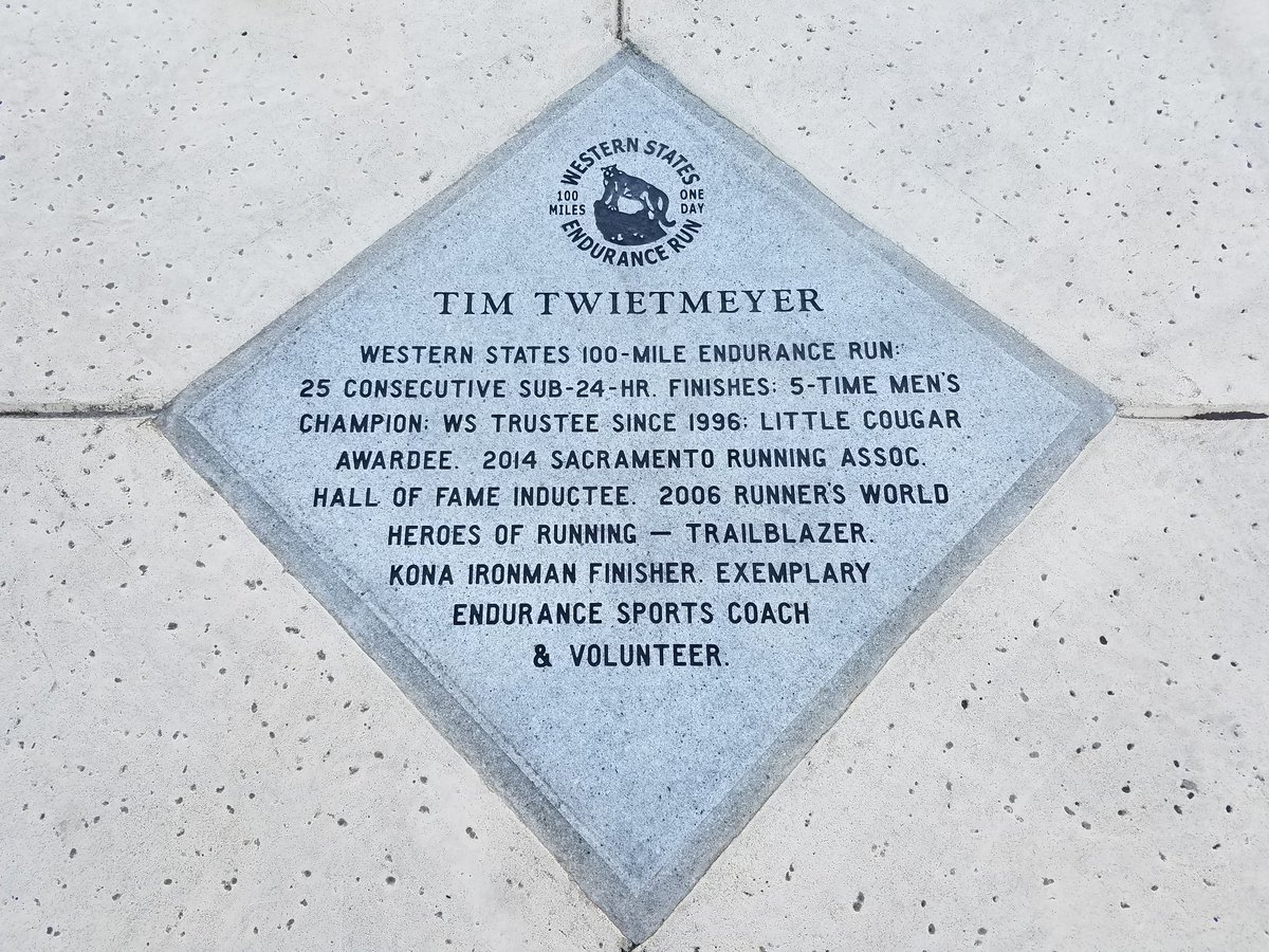 Tim Twietmeyer finally gets his tile placed in Auburn. What an incredible legacy. What isn't listed there is his 15 consecutive years of top five finishes! He's also a very good human. The world needs more like him.