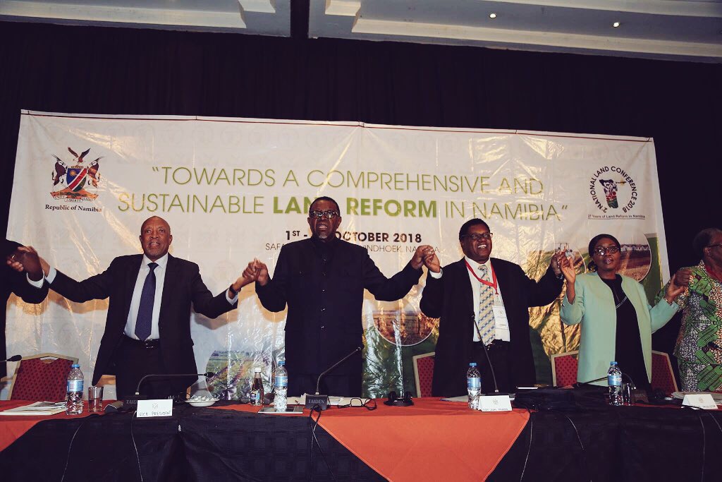 Hage G. Geingob on Twitter "I opened the 2nd National Land Conference