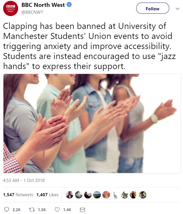 MathEasySolns's tweet image. Apparently Clapping is Now &quot;Triggering&quot;.... #IdeologicalSubversion