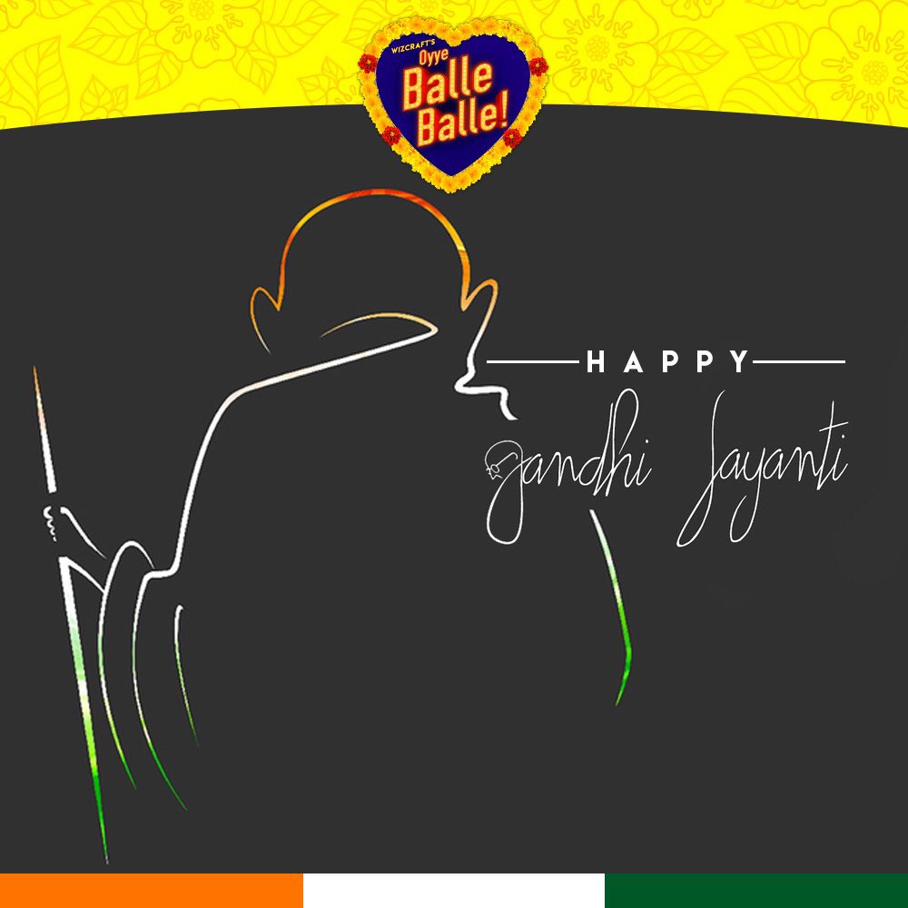 Celebrating the legacy of the man who taught humanity to the world.
Happy Gandhi Jayanti. #BalleBalleMusical