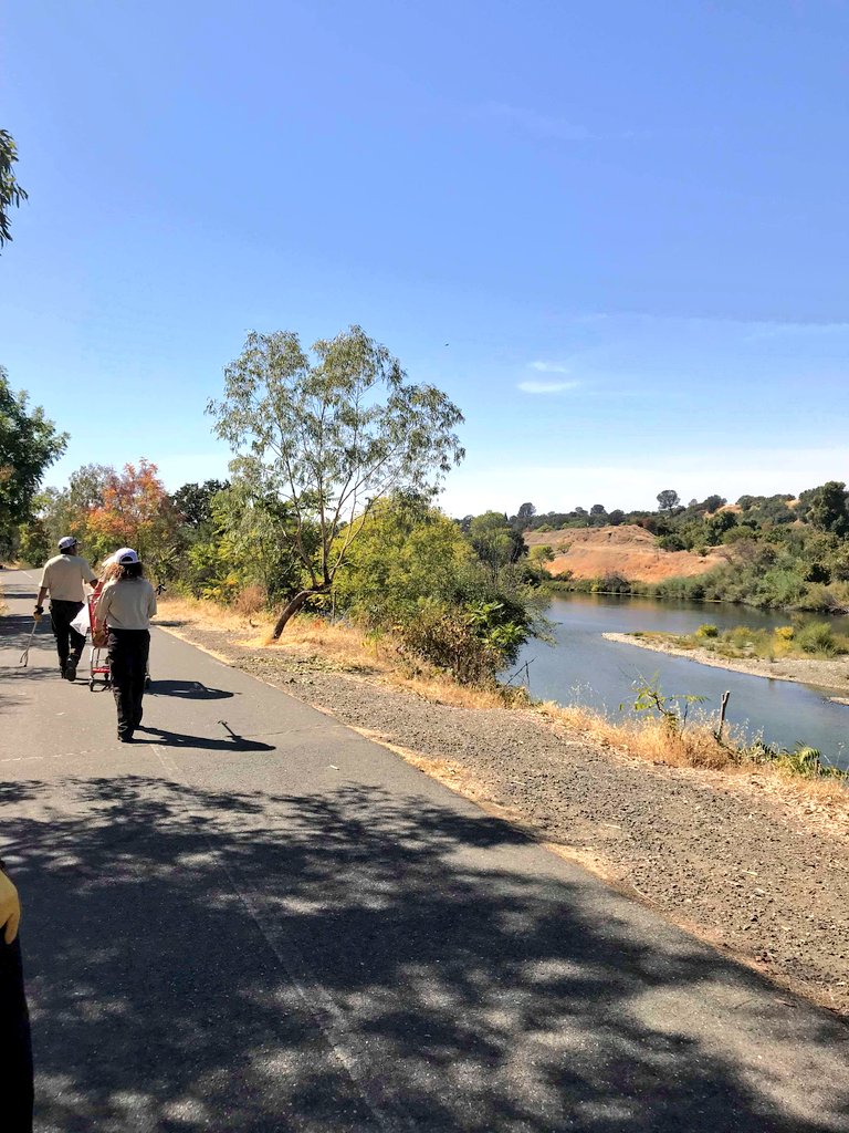 Picking up trash along the Feather River prior to Oroville's Salmon Festival last month <a href="/rvhswolverine/">Ridgeview HS</a> <a href="/pusdk12/">Paradise USD</a>