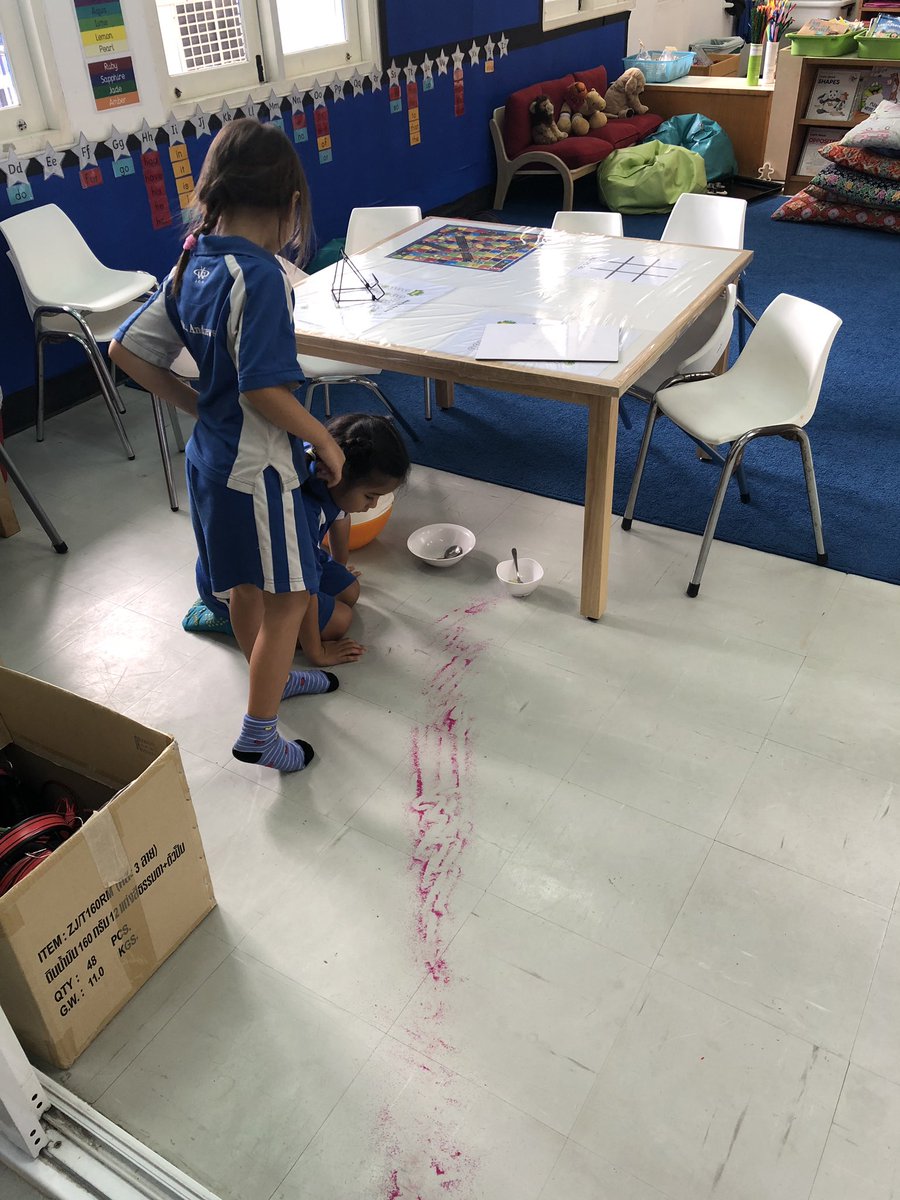 Year 1 children investigating which fairytale characters have left our classroom in such a mess?! #Teams107 #Cognitaway