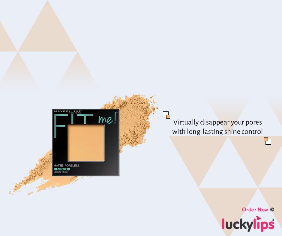 luckylips_in's tweet photo. Virtually disappear your pores!

From normal to oily skin, Maybelline New York Fit Me Matte + Poreless Powder leaves a natural poreless-looking finish with long-lasting shine control.

https://t.co/z8nvHrtgyF

#Maybelline #FitMeMatte #Compact #Makeup #Skincare #Cosmetics #Beauty https://t.co/MzVimULr7A