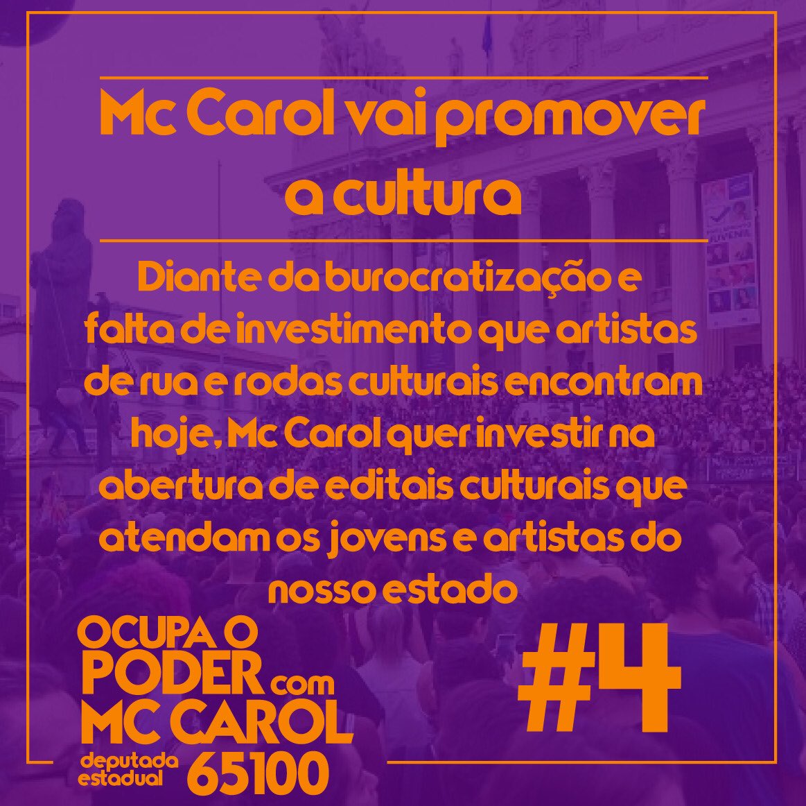 mc_caroloficial's tweet photo. 5 motivos para votar 65100 dia 7 de outubro!
#VemComACarol #Vote65100 #McCarolDeputadaEstadual #OcupaOPoder https://t.co/Qv5ASuW05a
