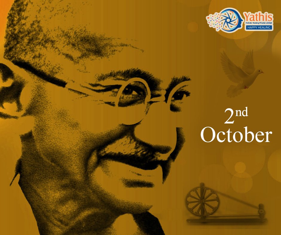 yathisholistic's tweet photo. Be the change that you wish to see in the world!! 
- M.K.Gandhi
Remembering the great on his birth anniversary.
#GandhiJayanti #Bapu https://t.co/90u1byMAAw