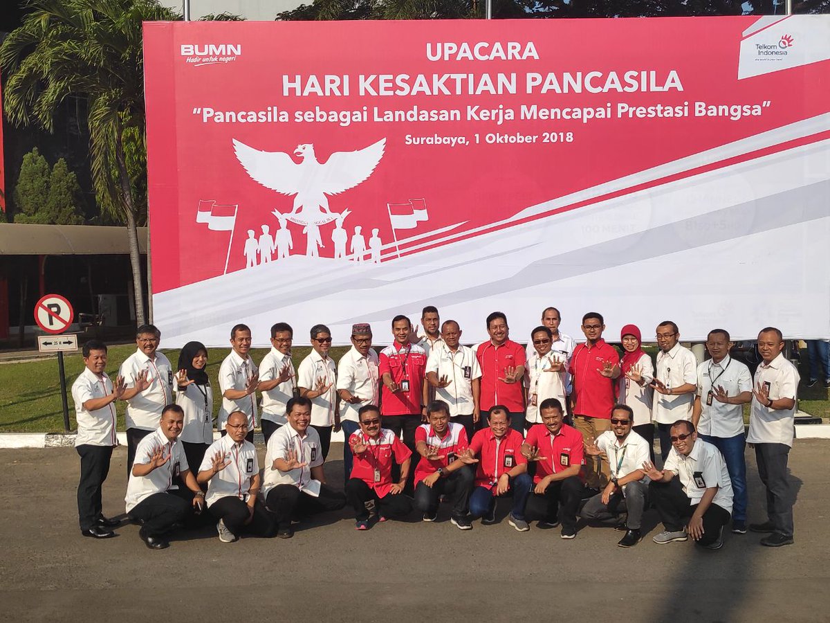 parwi66's tweet photo. Kesaktian Pancasila  Jadi Spirit Soliditas Telkom Group utk Give the Best of Digital Society -Funtastic5-forSolid https://t.co/fxjDOUfkkp