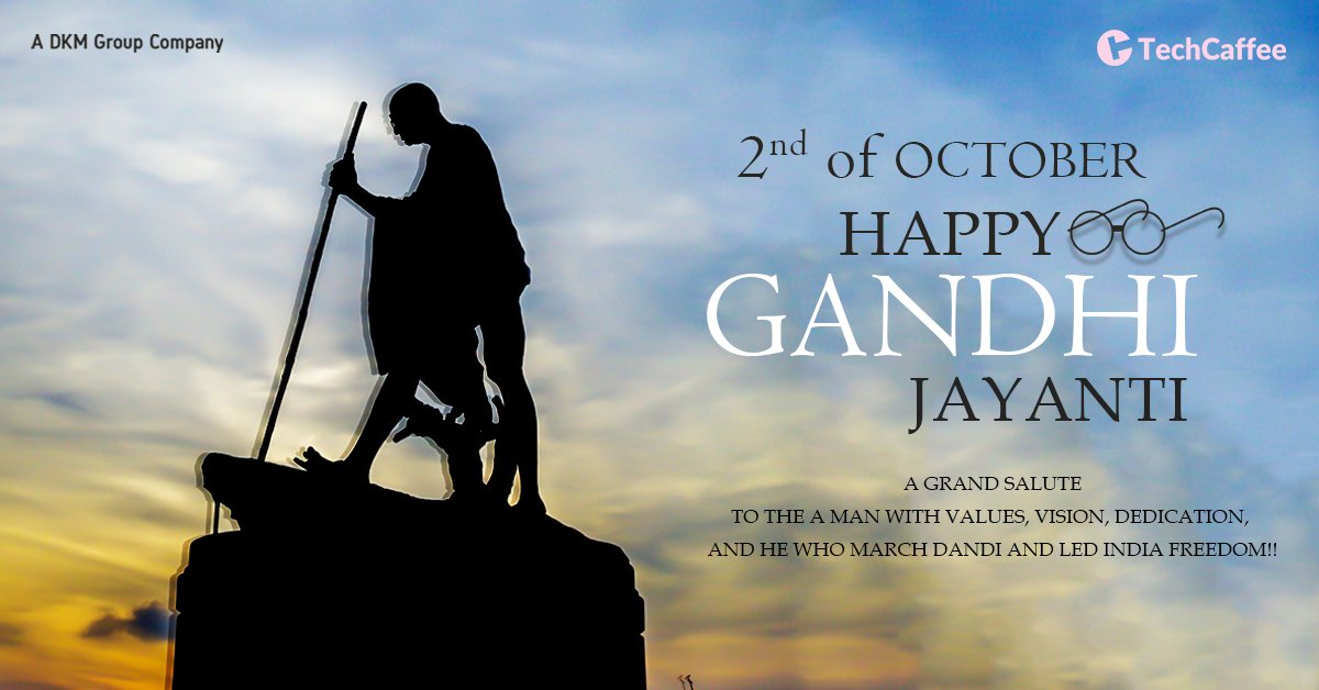 techcaffee's tweet photo. Happy Birthday to the Father of the Nation
Gandhi Jayanti wishes. https://t.co/mp7n9XDuCV