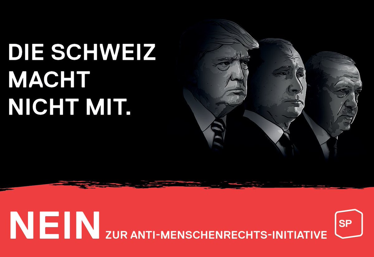 Die Schweiz macht nicht mit. Wir leisten Widerstand gegen die Anti-Menschenrechts-Initiative! —&gt; m.20min.ch/schweiz/news/s…