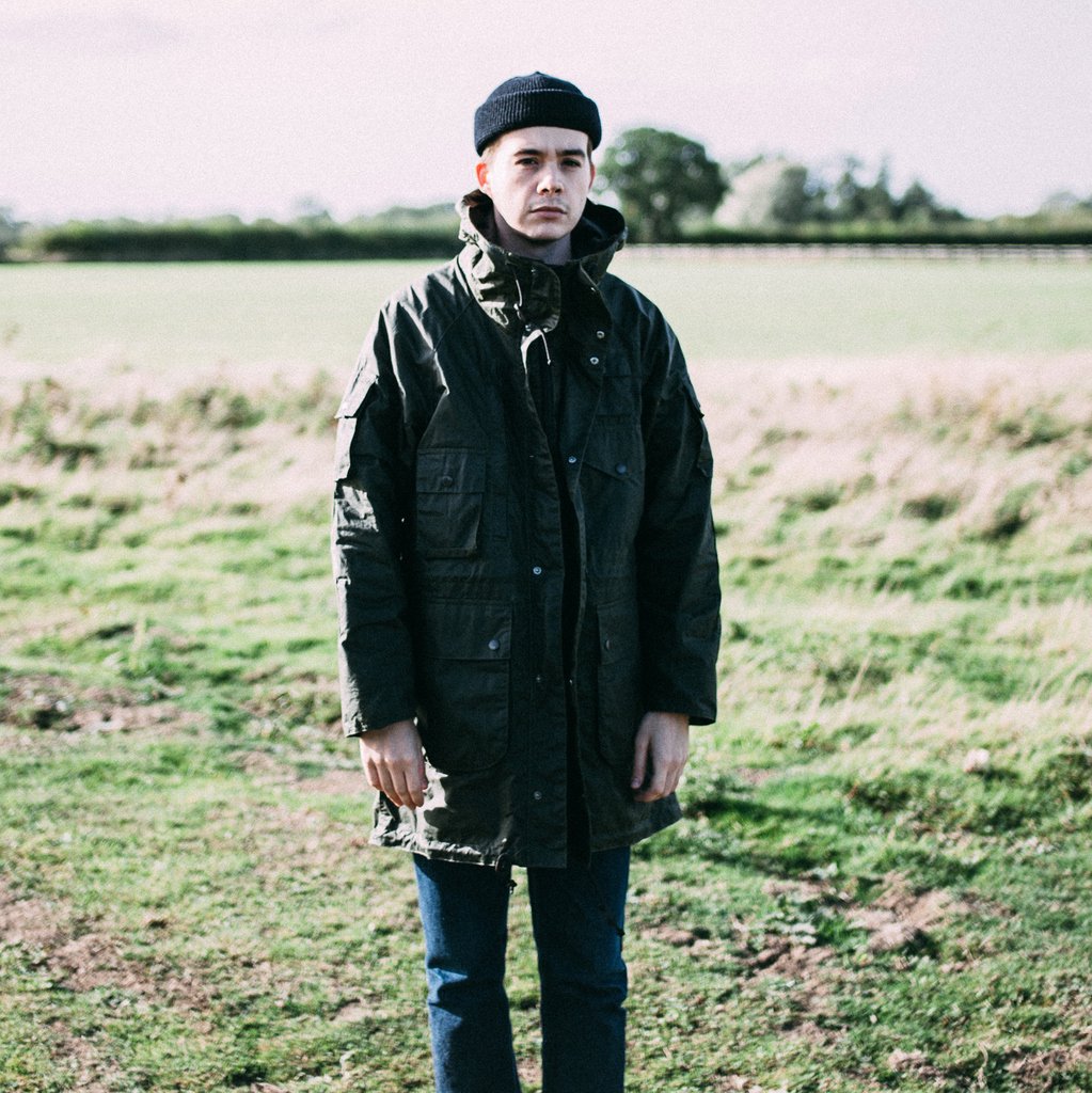 barbour zip parka