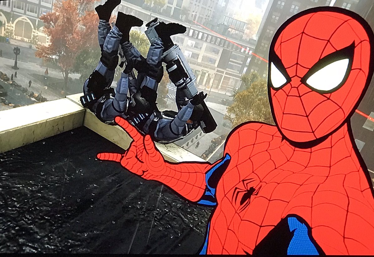 dd_fung's tweet photo. When you’re falling head over heels for #SpiderManPS4 @insomniacgames https://t.co/DrzRAknwL4