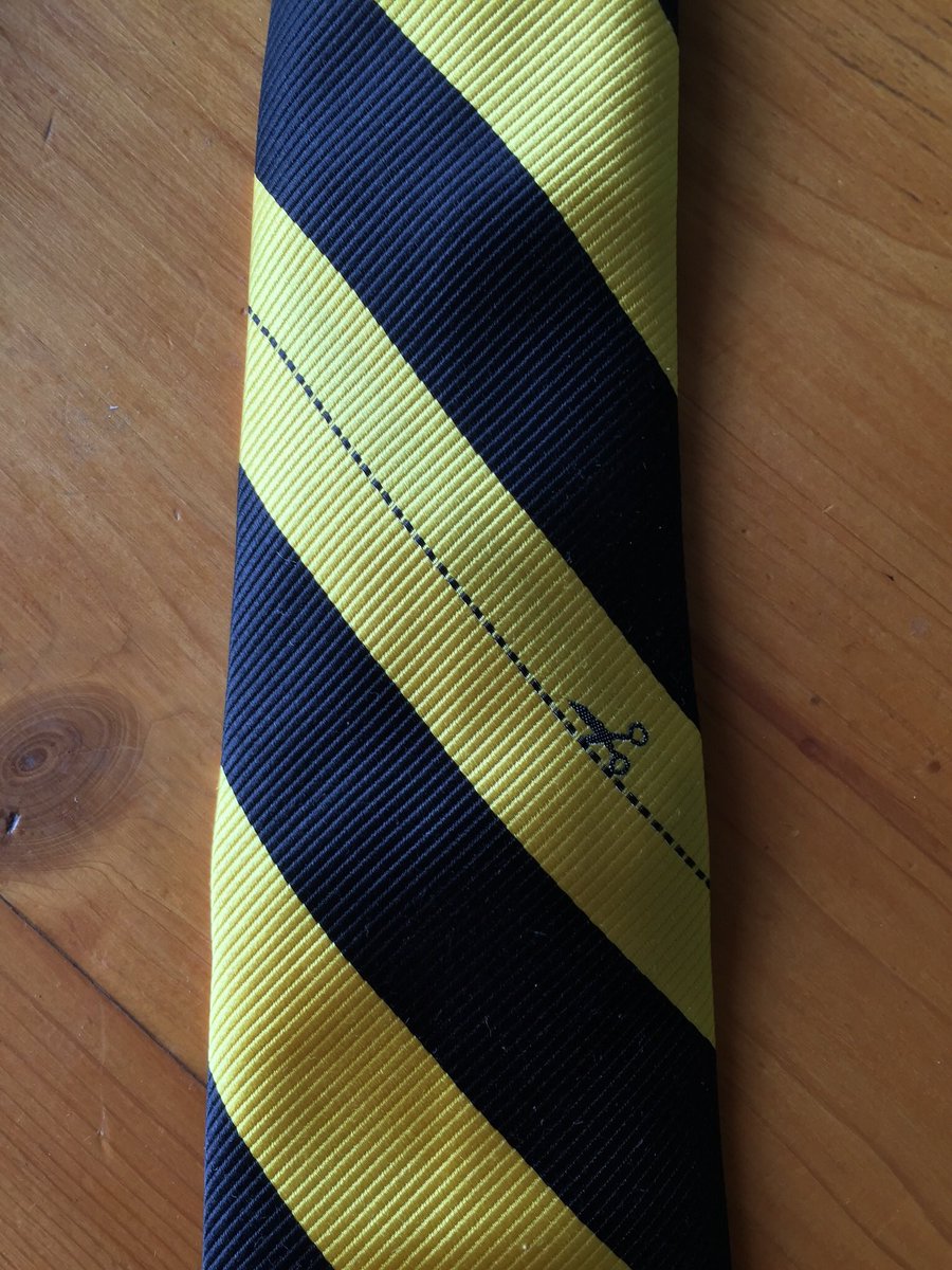 Cvthof's tweet image. Today, @ptrczrk will open the exhibition by cutting a security ribbon. I guess this tie will suit the occassion. #hackershandshake