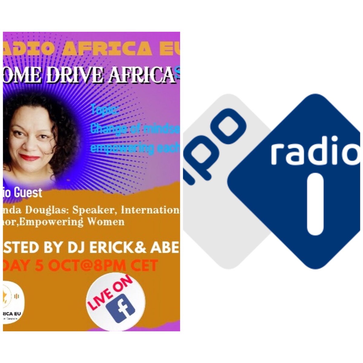 LucindaDouglas's tweet photo. Deze week ben ik te horen in 2 radio shows. Met beide heb ik de afspraak dat ik voor langere tijd bij ze blijf. Zo kunnen luisteraars mij leren kennen en leren ze mijn visie waarderen. #Radioprogrammas #Nieuws&co #NPO1 #Empowerment #DeVrouw https://t.co/p76rnzO6Sh